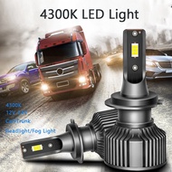 4300K 18000LM 80W H1 H4 H7 H11 Led Car Truck LED Headlights, Fog Lights 12V 24V