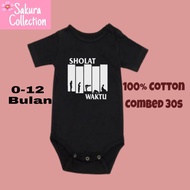 BABY JUMPER BABY Clothes Religion Prayer 5 Times Black Flag Logo similar to Newborn age 0 1 2 3 4 5 