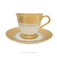 แก้วกาแฟ เบญจรงค์ เซรามิค ทองแท้ | Gold Benjarong Coffee Cup |
