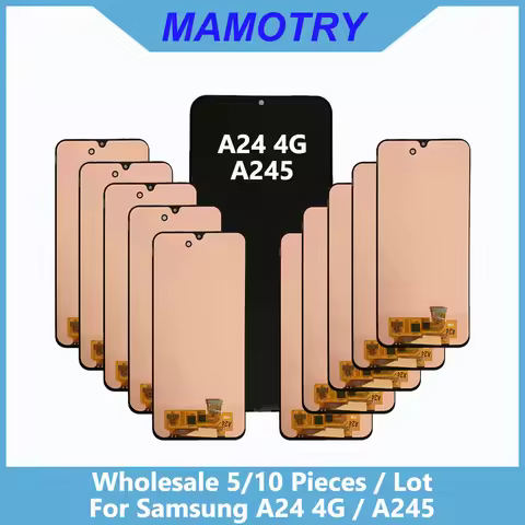 Wholesale 5/10 Pieces / Lot 100% Tested For Samsung A24 4G A245 Screen Lcd Display With Touch Assemb