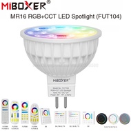 【Prime deal】 Miboxer Fut104 4w Rgbcct Smart Wifi Led Bulb Mr16 Ac/dc12v 2.4g 4zone Remote Smartphone