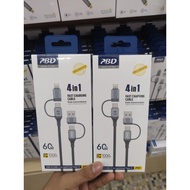 PBD 4-in-1 Fast Charging Cable