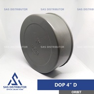 Dop 4" PVC Orbit | Cap 4" inch D | 4" inch Pipe Cap | 4" PVC Pipe Cap | 4 inch Pralon Cap