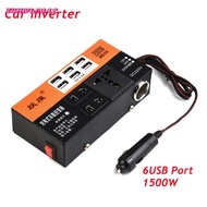 【ISHOWMAL HOT】Car Power Inverter 2000W Peak DC 12V/24V to DC 110V/220V Converter Trip 6 USB