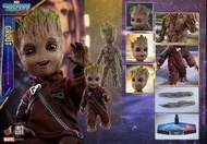 Hottoys GOTG Baby Groot Rocket  1/6scale