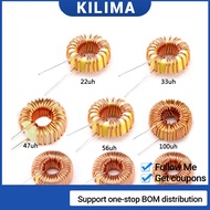 5pcs Toroid Inductor 3A Winding Magnetic Inductance 22uH 33uH 47uH 5647uH 100uH 220uH 330uH 470uH In