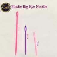Plastic Yarn Needle / Tapestry Needle / Crochet Needle / Knitting Needle/Jarum plastik/ Jarum kait