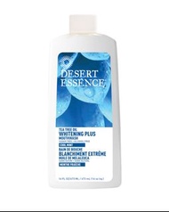 Desert Essence Tea Tree Oil Whitening Plus Mouthwash 天然茶樹油美白漱口水 16oz / 473ml【718334334325】