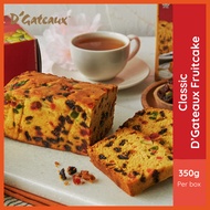 Goodies Hamper Raya 2026 | D'Gateaux  Kek Buah Fruitcake 350g Classic | Moist & HALAL | Gift Idea Co