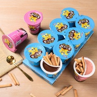 星之乐巧克力杯蘸酱手指饼干儿童休闲零食长条饼干星球杯桶装零食Star Chocolate Cup Dip Sauce Finger Cookies Children wrnuwx5296821.my2