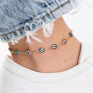 Evil Eye Anklet/ 18k Gold Filled Evil Eye Anklets/ Evil Eye Ankle / 925 Silver Filled Anklet/ Mal De