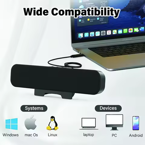 Computer audio USB interface desktop computer mini speaker U24 clip computer speaker laptop specific