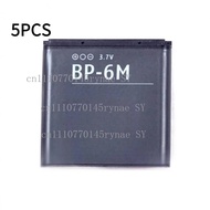 BP-6M 1070mAh Battery + Universal Charger + Big Or Small Hole Integrated Charger Fits Nokia 3250 615