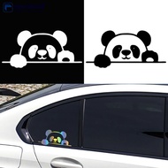 Car HOME  ATV Creative Peeking Panda Car Stickers Decal Vinyl Cute Occlusion Scratch Refrigerator Air Conditioner Reflective Sticker Car Accessories K4M3