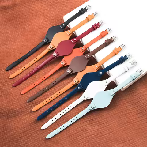 Exquisite Soft Genuine Cow Leather Compact Watchbands for Fossil Es3077 Es2830 Es3262 Es3060 Waterpr