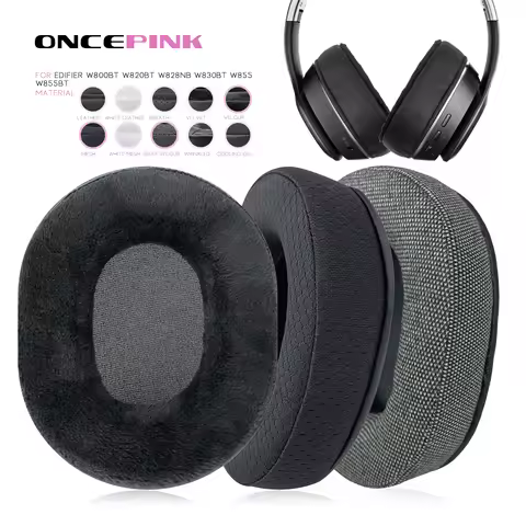 Oncepink Replacement Ear Pads for Edifier W800BT W820BT W828NB W830BT W855 W855BT W860NB Headphone T