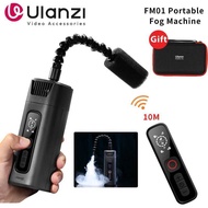 FM01 40W Portable Smoke Machine 10m Wireless Control Dry Ice Fog Machine Photography Smoke Effect fo