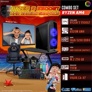 คอมโบเซ็ทครบจบพร้อมเล่น ซื้อ1 ได้ 7 BONMECOM2 คอมประกอบ / CPU Ryzen 5 5500GT / AMD Radeon Graphics