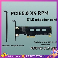 【HOT SALE】 For NVMe Adapter X8/X16 PCIE X4 to GENZ-1C PCIe 5.0 X4 to E1. S SSD Expansion Card