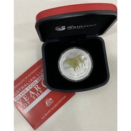 Australian Lunar 1 Oz Silver Coin Series II - Year Of The OX 2009
