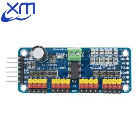 16 Channel 12-bit PWM/Servo Driver-I2C interface PCA9685 module