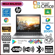 HP LAPTOP CHROMEBOOK WITH PLAY STORE 4GB RAM 16GB SSD