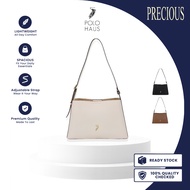 Polo Haus PHACX Classic Collection Women'sShoulder Bag PU Leather Zipper | Beg Tangan | 手提包