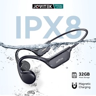 Jqvitek IPX8 Penghantaran Tulang 32G MP3 Sukan Swimfree BC81 Telinga Terbuka Kalis Air Plus Bluetoot