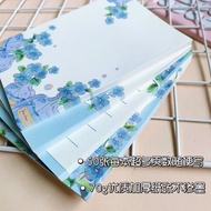 Small Fresh A7 Notebook A7 Notepad Handbook Material Fresh A7 Notes Blue Simple Straw Pen20251021