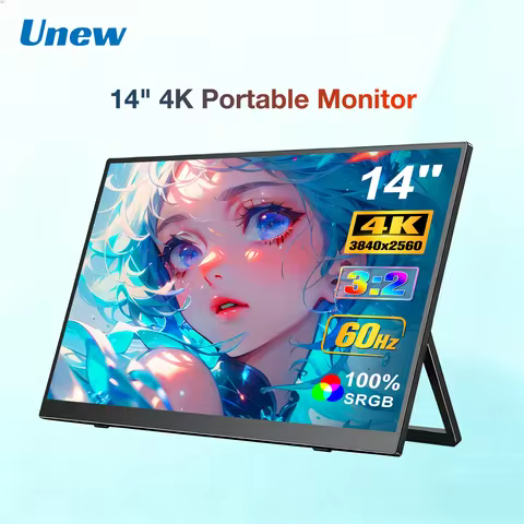 14 Inch 3K 3840*2560 Portable Monitor IPS 100% SRGB Low Blue Light External Second Screen for Laptop