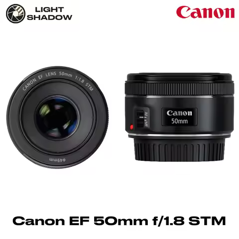 Canon EF 50mm f/1.8 STM Standard Prime Lens for DSLR Cameras - Lightweight, Fast Aperture, Great for
