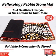 [SG Stock] Pebble Stone Foot Massage Mat Foot Acupoint Massage Mat 鹅卵石脚底按摩垫 足部穴位按摩垫