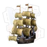 The Ghost Ship Ship Paper Model