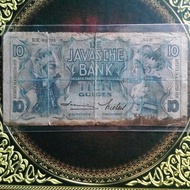 uang Wayang 10 gulden ttd Smith 1939 f