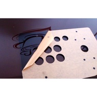 Player diy Acrylic Joystick Joystick Panel Black Mirror Panel Plexiglass Panel