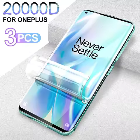 3PCS Hydroger Film For Oneplus 8 9 10 7 7T Pro 5 5T 6 6T 8T Protective Film For OnePlus Nord N10 N10