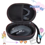 MIHAN Mouse Storage Bag, EVA Dustproof Carring Mouse Protective Cover, Portable Hard Black Mice Hard
