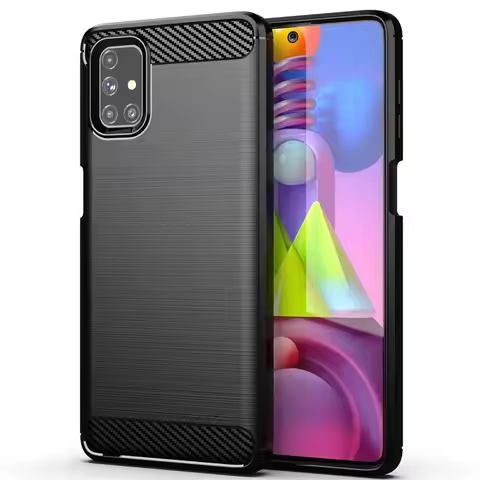 For Samsung Galaxy M51 Case For Samsung M51 A12 A42 A32 S21 S20 FE Cover Shockproof Silicone Protect