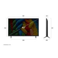 LG NanoCell AI Smart TV 2025 4K UHD NANO80 Series