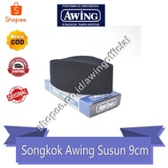 Songkok Awing Susun Exclusive AC Height 9cm Peci Susun Awing Official Original Songkok Hitam