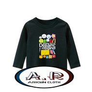 Custom character long-sleeved BFDI children's t-shirt, battle shirt for dream island
