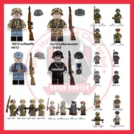 Army Minifigures WW2 assembled model of German and Soviet soldiers during World War 2
