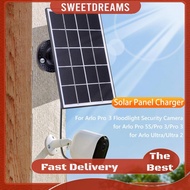 5V 10W  Camera Solar Panel IP65 Waterproof 9.8Ft/3M Cable 360°Adjustable Wall Mount for Arlo Ultra f