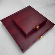 Ink Pad Ink Pad 15 * 15cm Red Wooden Box Ink Pad Quick Dry Ink Pad Ink Oil 8.21