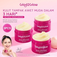 Glad2Glow Peach Retinol Moisturizer – Anti-Aging Moisturizer, Brightens & Reduces Dark Spots and Wri