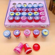 5 Pieces Sanrio stamp cartoon stamping chop mymelody Kuromi Cinnamoroll PomPom Purin Pochacco childr