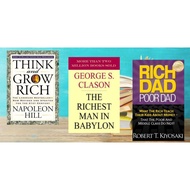 ❗❗ BOOK BUNDLE SALE❗❗THINK AND GROW RICH THE RICHEST MAN IN BABYLON RICH DAD POOR DAD