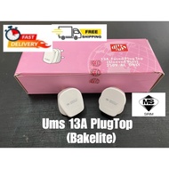 UMS 13A FUSED PLUGTOP (BAKELITE)