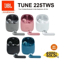 Original JBL TUNE 225 TWS Wireless Bluetooth Earphones Waterproof Stereo Earbuds Bass Sound T225 TWS Headphones Headset