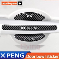 ＸPENG G3 G6 G9 X9 Carbon fiber car door anti-collision strip door bowl protective film Car Door Hand